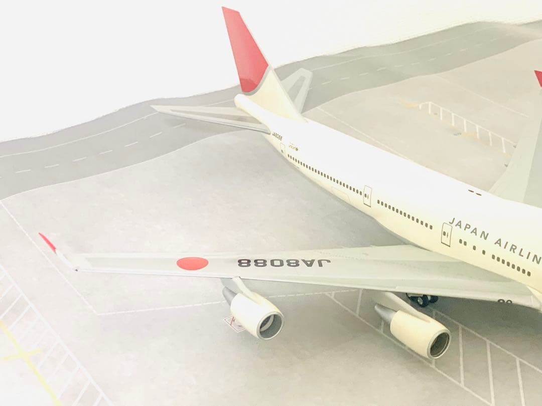 jalux公認モデル／ホーガン製1/200日本航空Ｂ７４７－４００太陽とアーク機