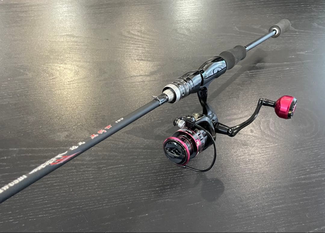 釣りセット2ピーススピニングロッド（180㌢）2000番スピニングリールライン付
