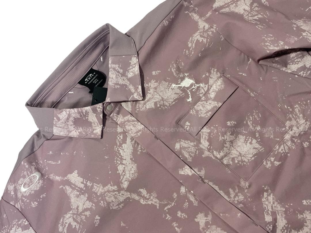 OAKLEY GOLF オークリー ゴルフ シャツ　SKULL 3D SHIRT