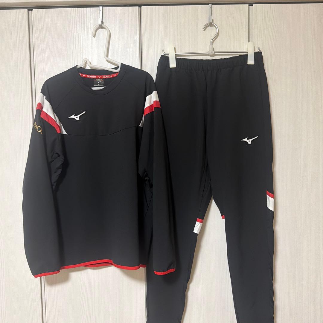 ミズノ モレリア MORELIA テックシールドピステシャツ　ピステパンツ　Ｌ