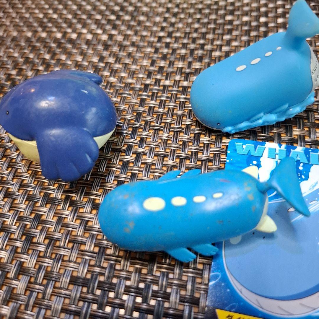 ポケモンフ　モンコレ　ィギュア 　ホエルコ　ホエルオー　指人形ホエルオー　カード