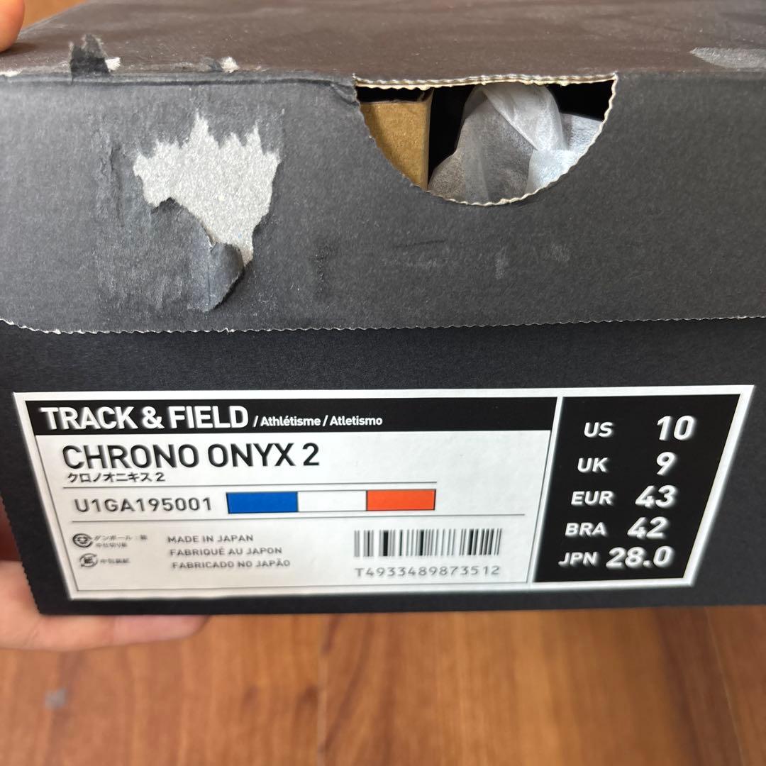 CHRONO ONYX 2 スパイクシューズ US10 JP28.0