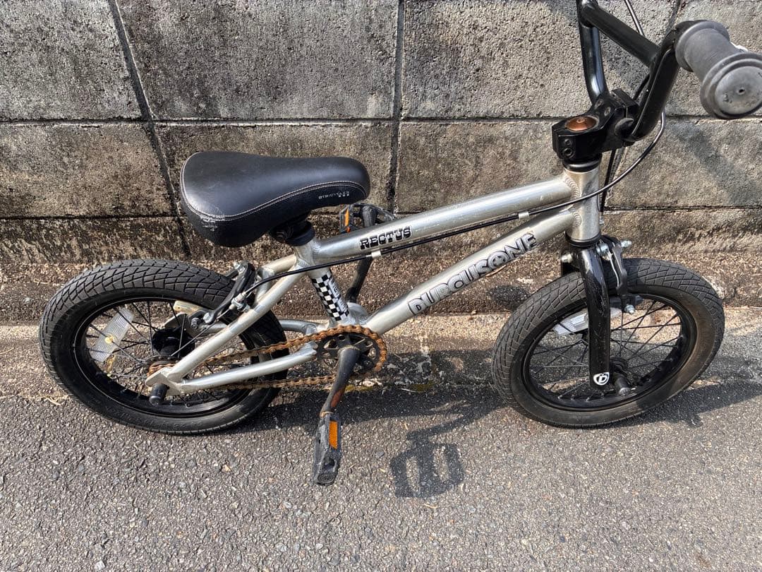 ks☆ミ　キッズ BMXバイク ダーカスワン シルバー 14インチ 子供用