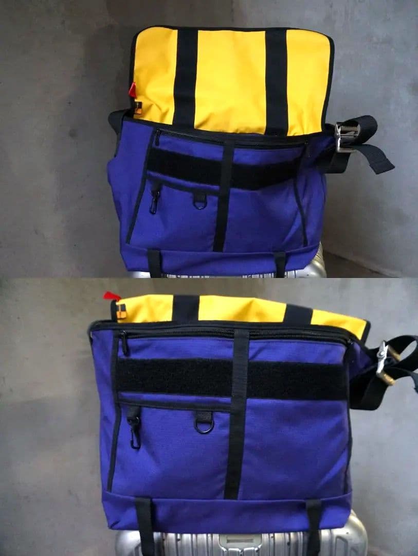 未使用 Manhattan Portage 青紫1000D メッセンジャーバッグ