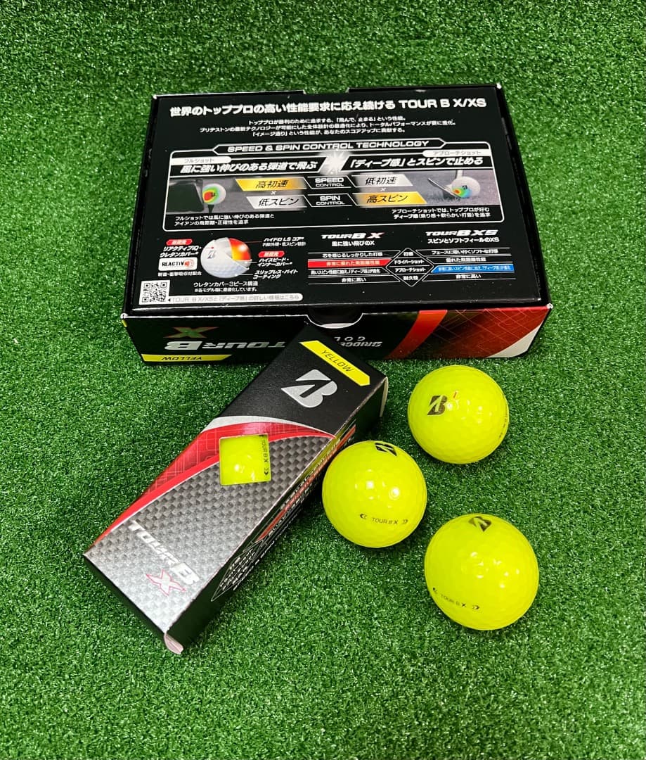 BRIDGESTONE GOLF　TOUR B X【イエロー】24モデル2ダース