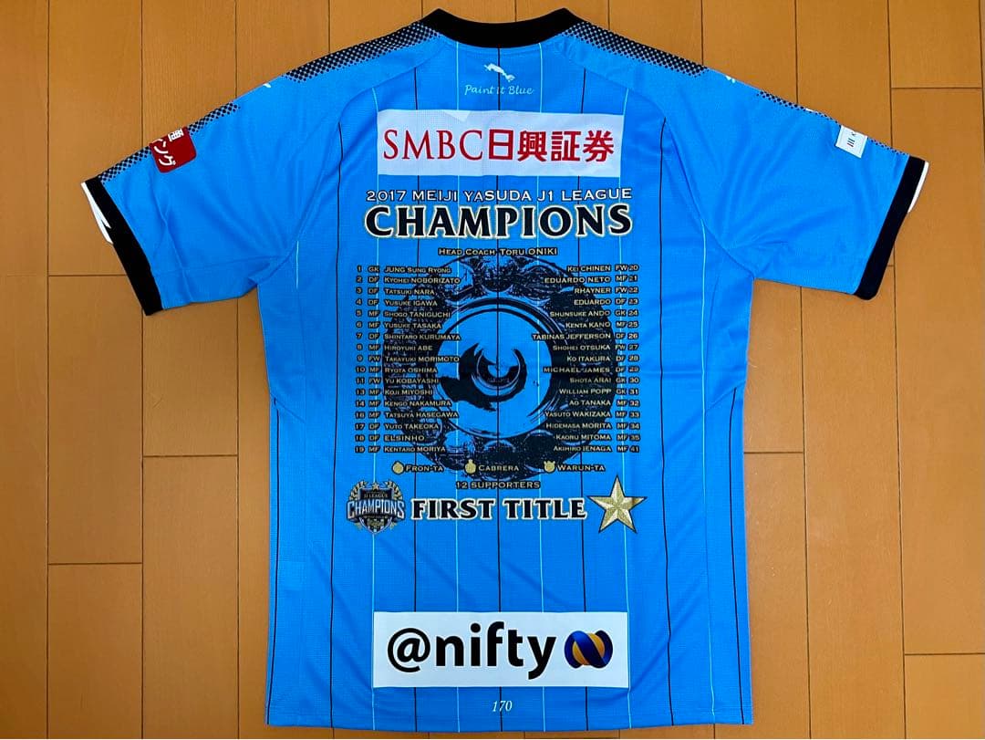 川崎フロンターレ 2017 優勝記念 FIRST TITLE ユニフォーム XL