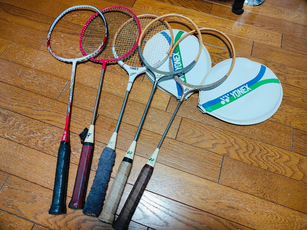 YONEX ヨネックス バドミントン ラケット ヴィンテージ レトロ 木製