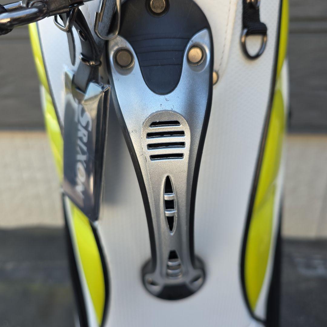 Srixon キャディバッグ ホワイト/イエロー
