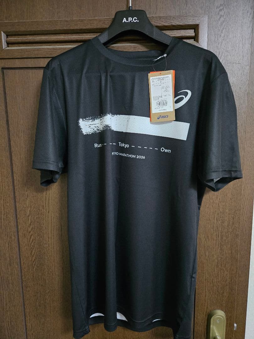 東京マラソン2026 表記サイズS シグネチャーTシャツ　吸水速乾　ASICS
