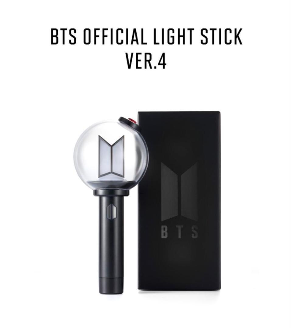BTS ペンライト　Ver.4 アミボム　トレカ付　公式　新品未開封
