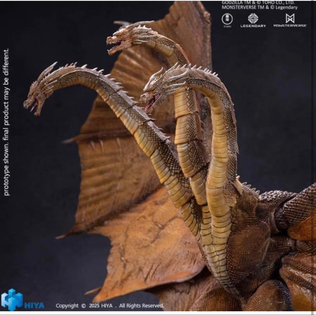 HIYA TOYS キングギドラ 可動 アクション フィギュア 2.0版