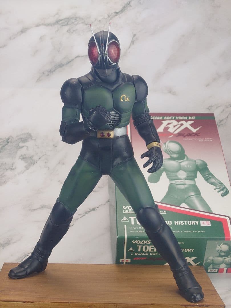 1/6 仮面ライダーBLACK RX ソフビガレージキット　塗装完成品