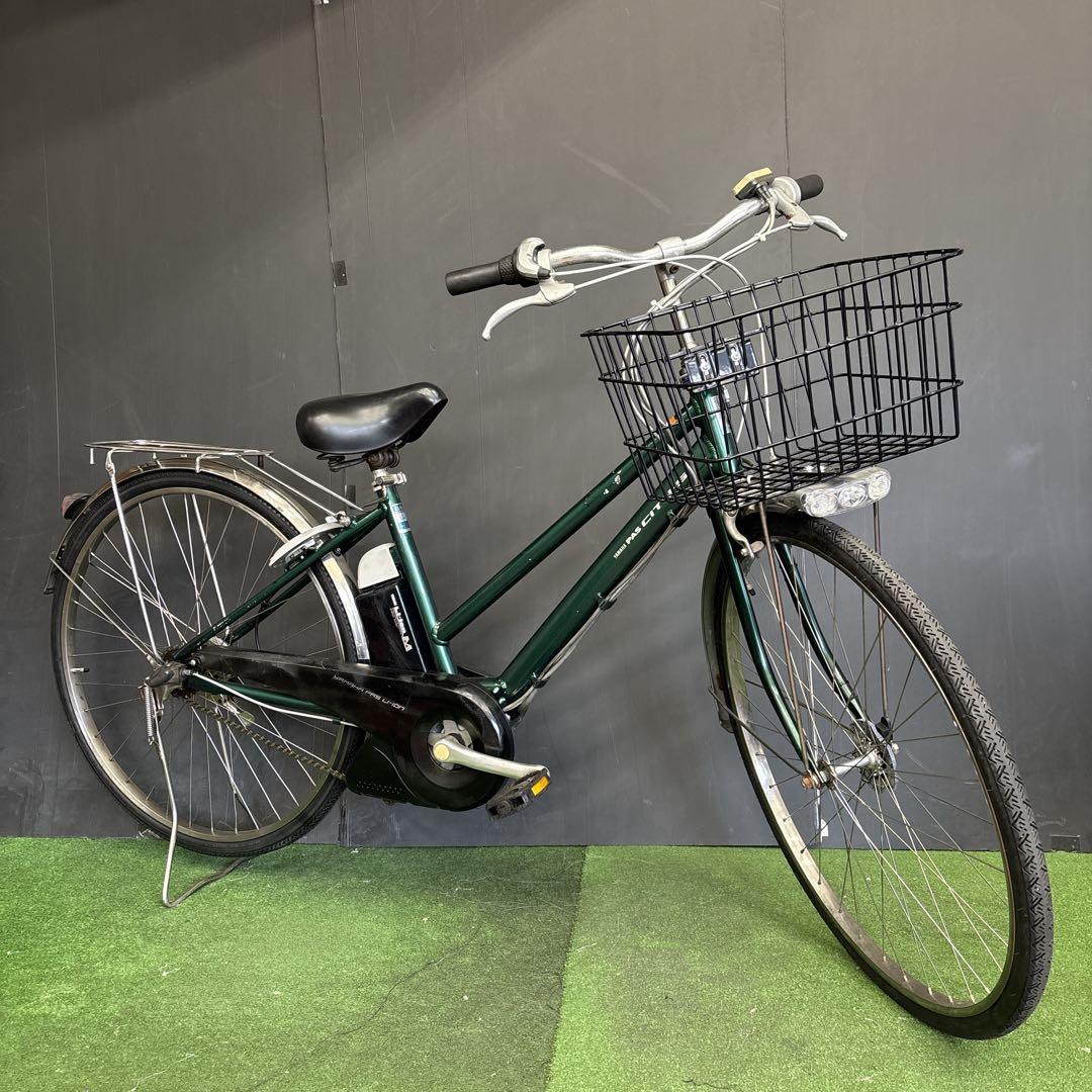 電動自転車 YAMAHA PAS CITY-S グリーン　69★