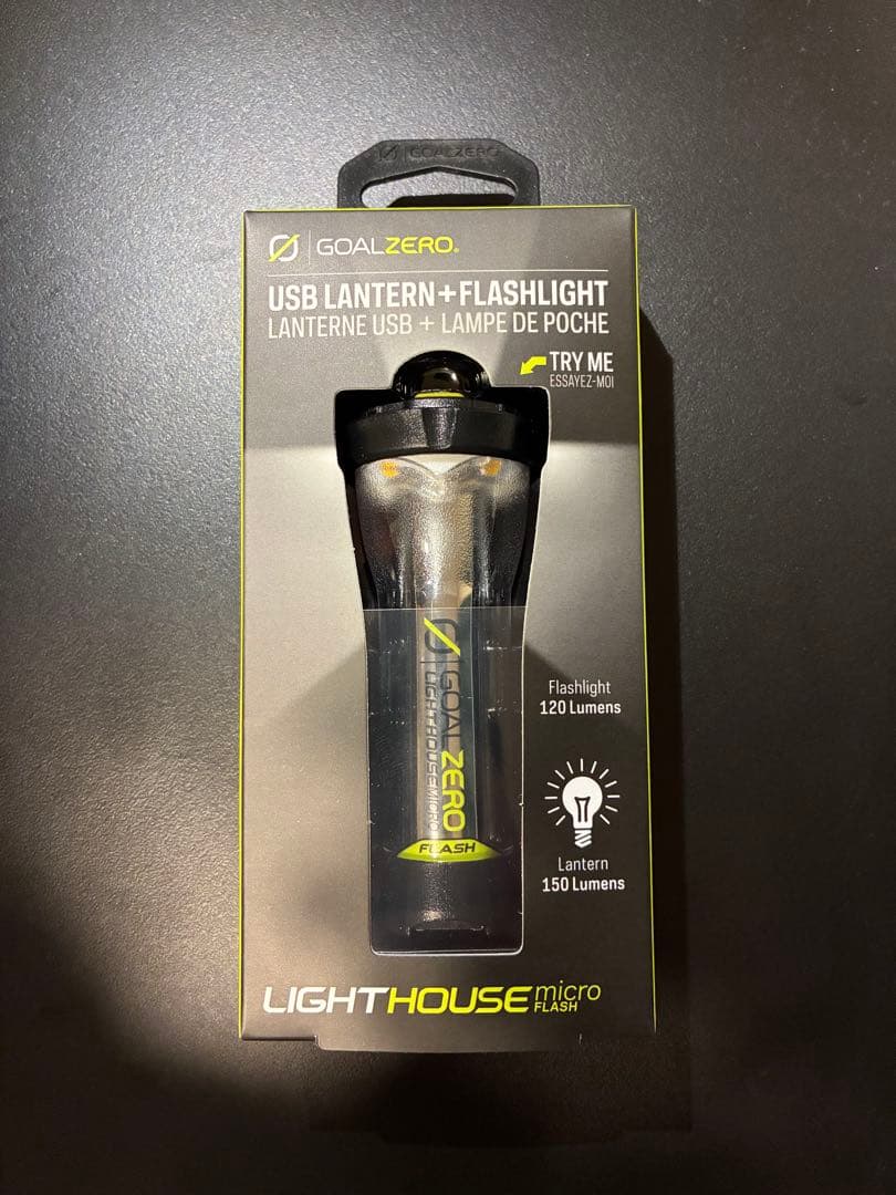 【新品・未使用】GOALZERO LIGHTHOUSE micro FLASH