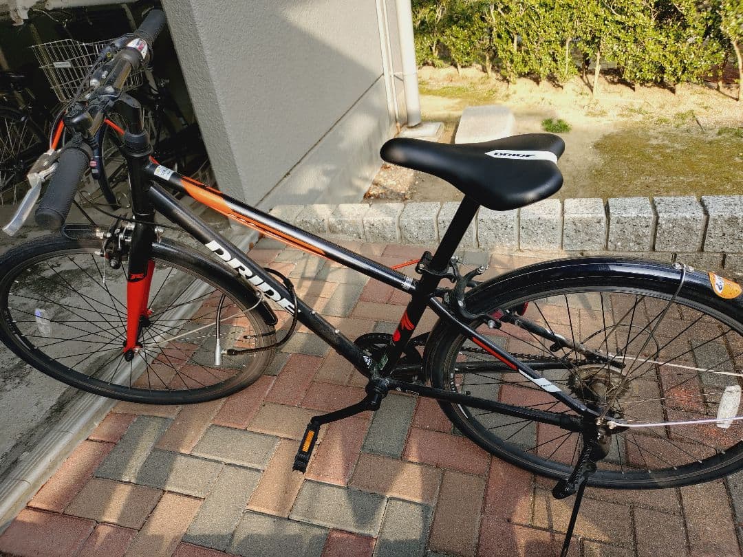RIDE ジュニアスポーツ自転車 黒・赤