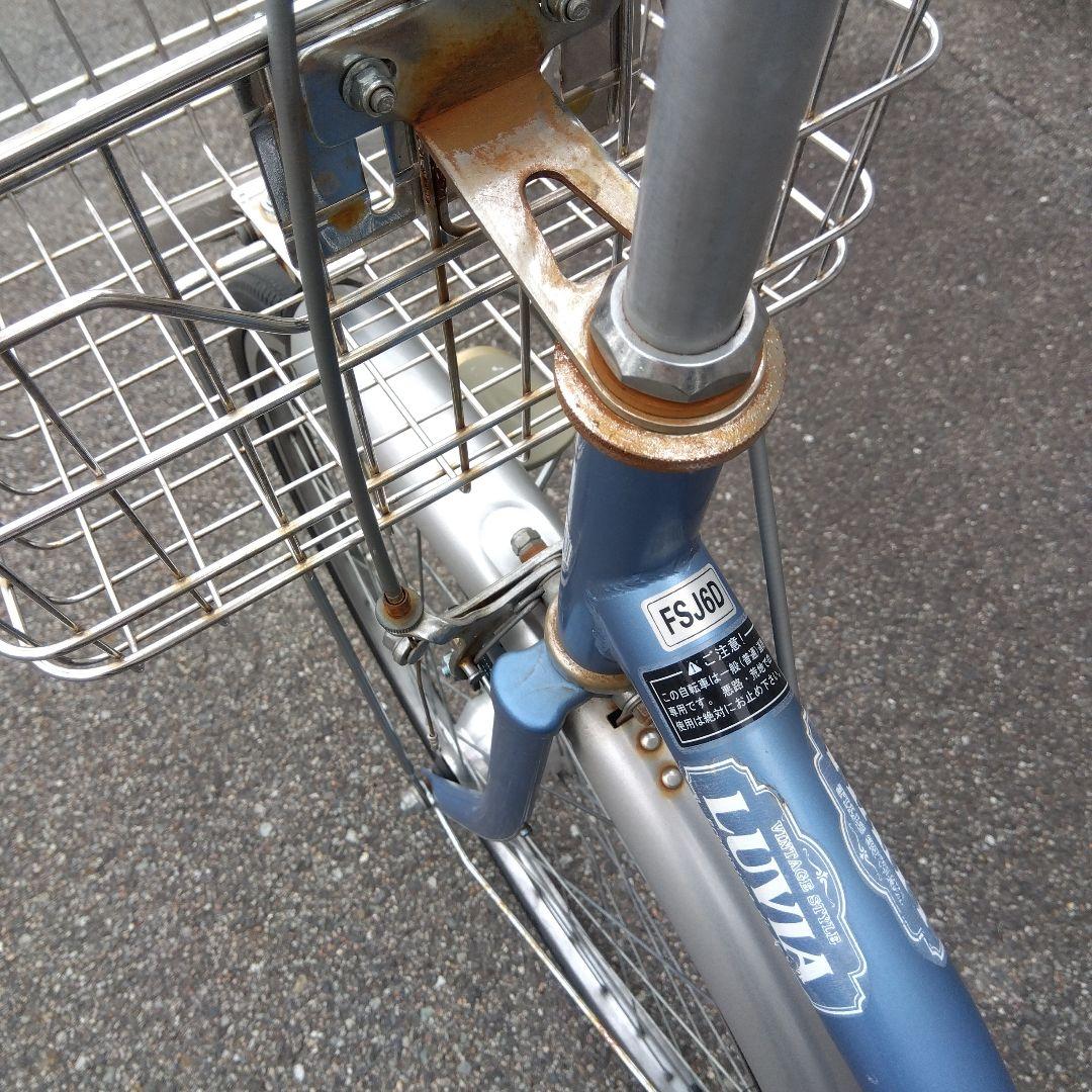 兵庫県尼崎市発送不可　アサヒサイクル　ラピス26インチ　オートライト　中古