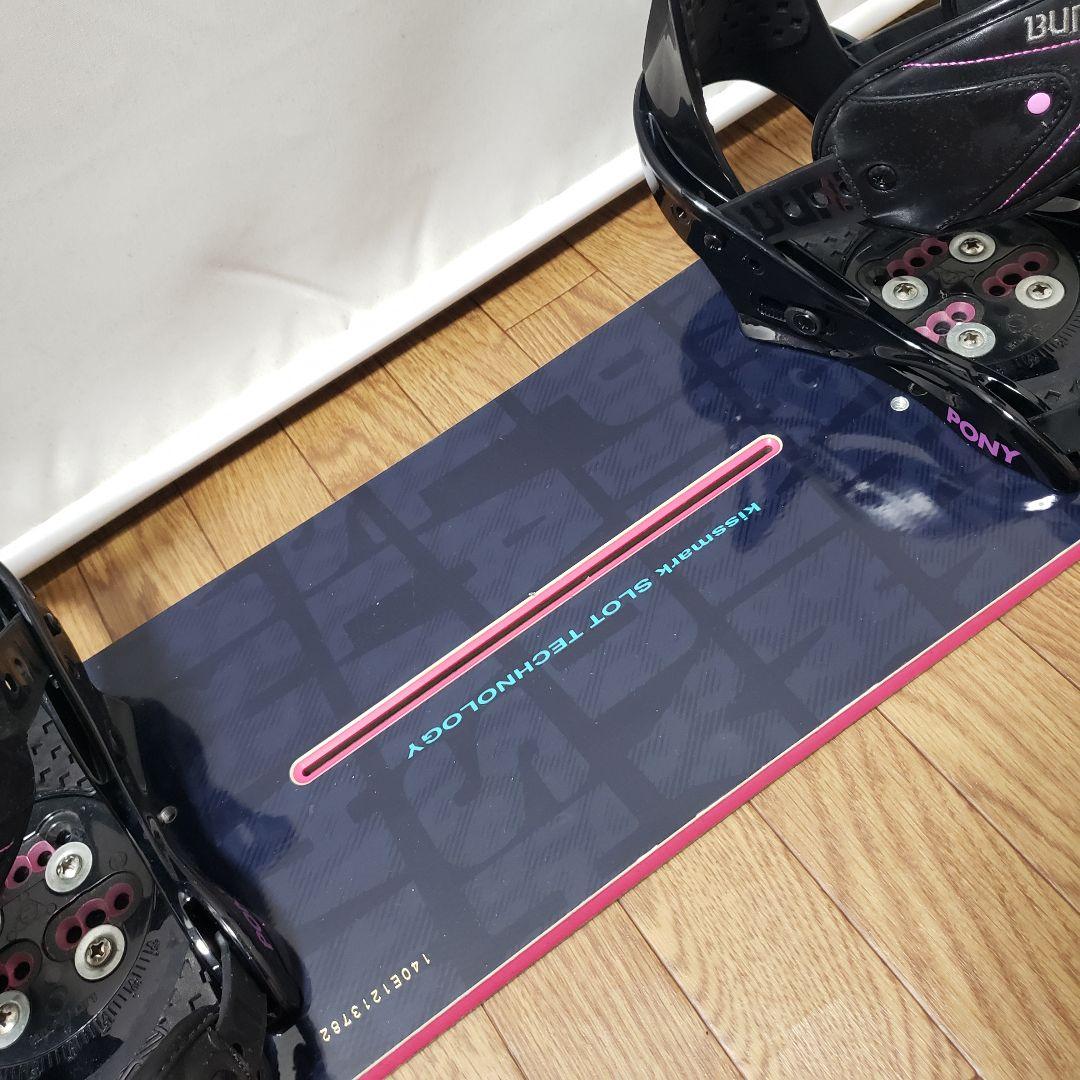 美品 KISSMARK BURTON 140cm スノーボードセット