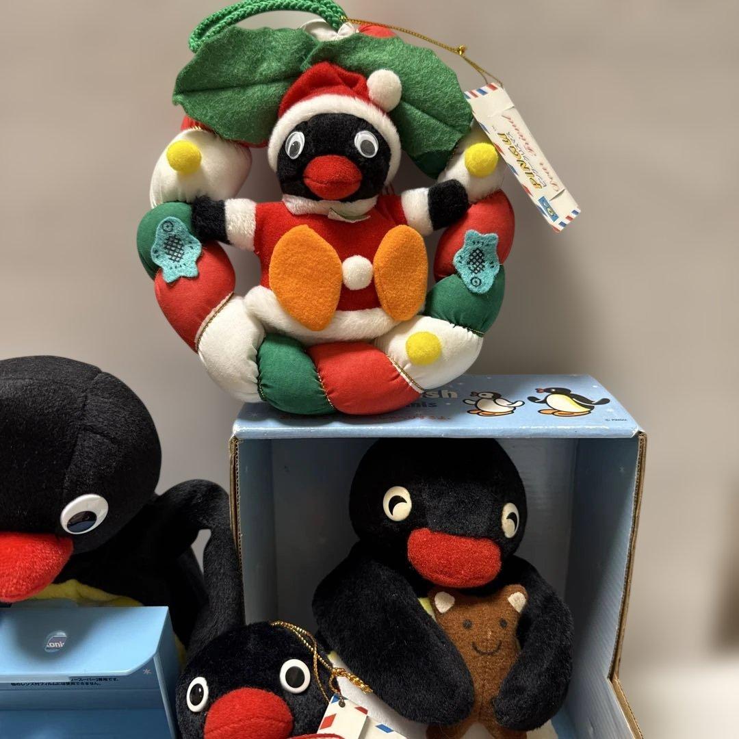 Pingu ピングーシャッター　おしゃべりぬいぐるみ　セット