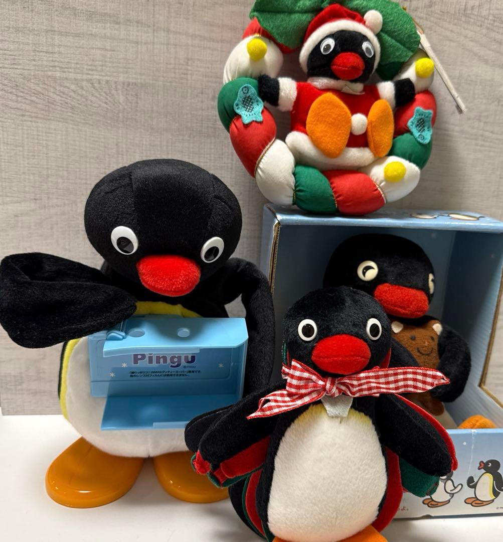 Pingu ピングーシャッター　おしゃべりぬいぐるみ　セット