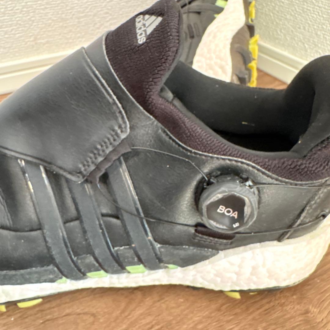 adidas BOOST ツアー360 22 ボアゴルフ　ブラック　29c