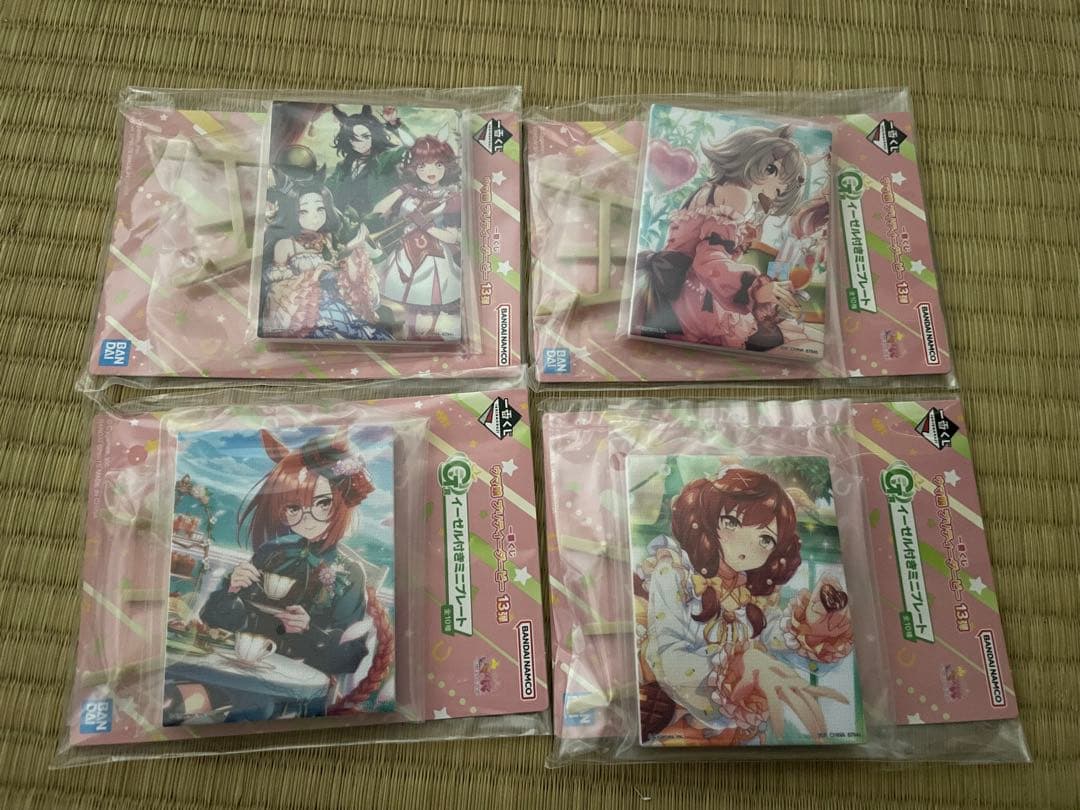 一番くじ　ウマ娘　A賞　B賞　C賞　ラストワン賞　フィギュア４点セット