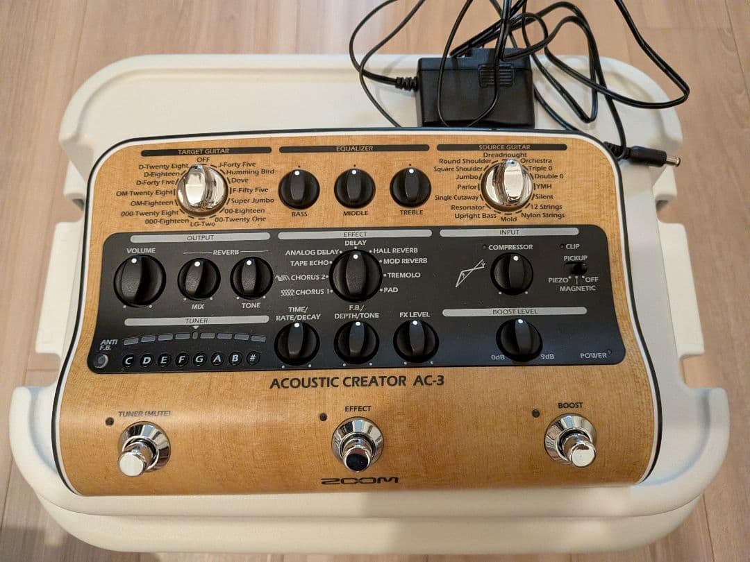 ZOOM AC-3 アコギ エフェクタ