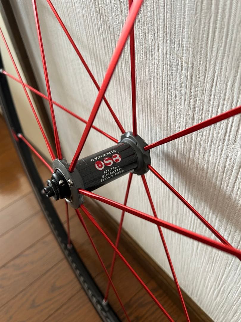 【値下げ中‼️】フルクラム　レーシングゼロ　限定レッドスポーク C15