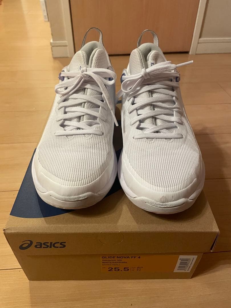 ASICS GLIDE NOVA FF 4 25.5cm ホワイト/ブルー