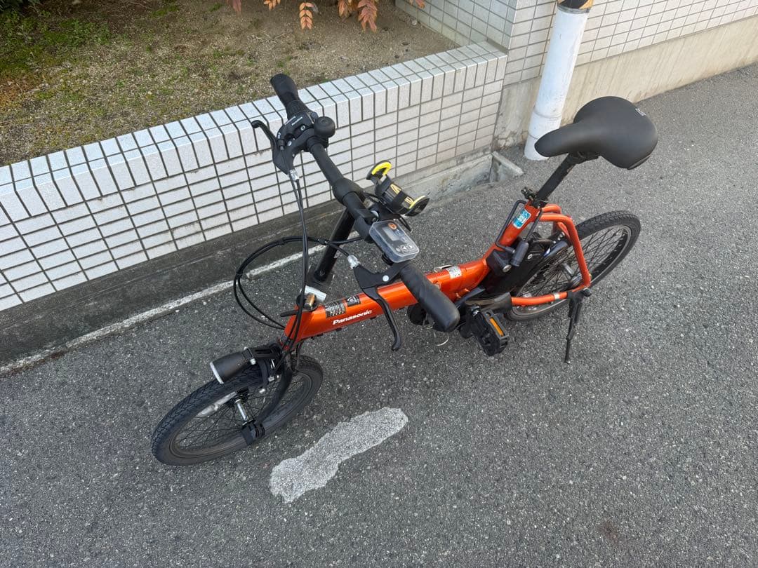 Panasonic オフタイム（電動アシスト折りたたみ自転車）です。