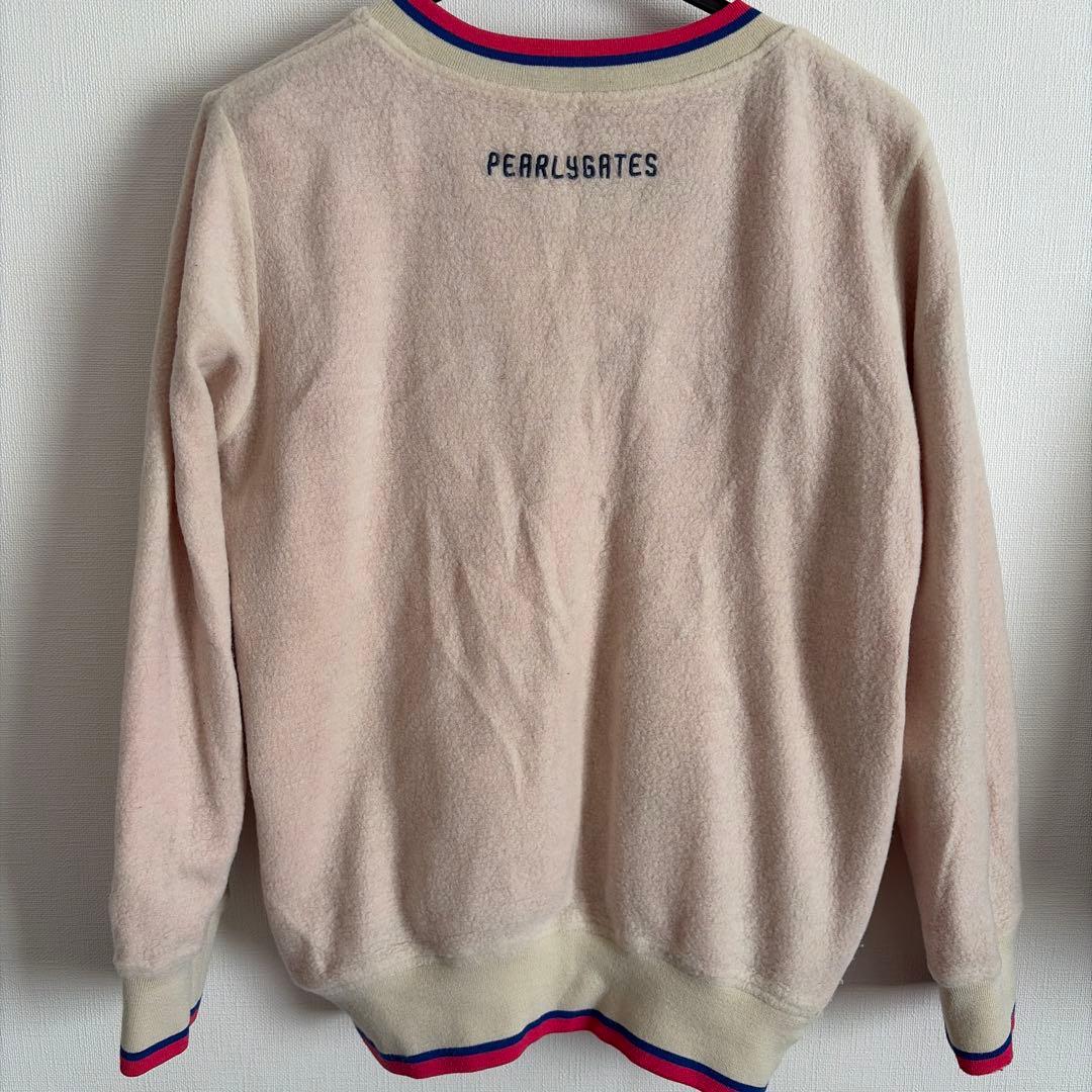 PEARLY GATES ピンク Vネックジャケット　リバーシブル