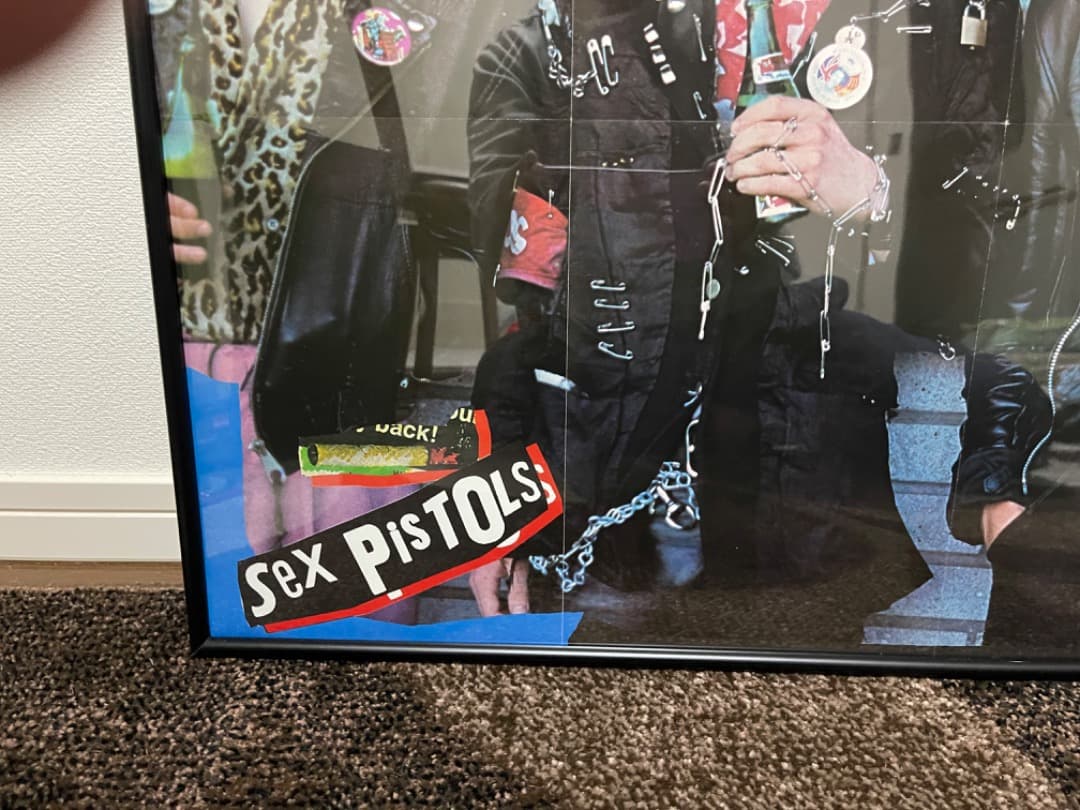 美品　SEX PISTOLS ポスターフレーム付き