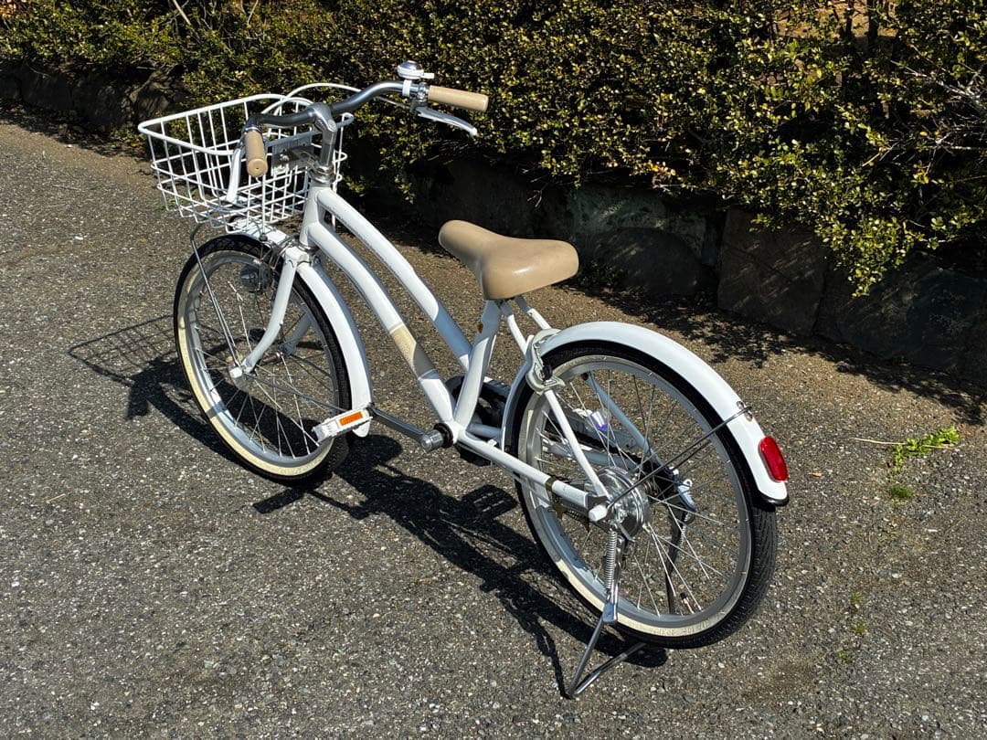 子供用自転車 20インチ 白 おしゃれ キッズ 春日部市より