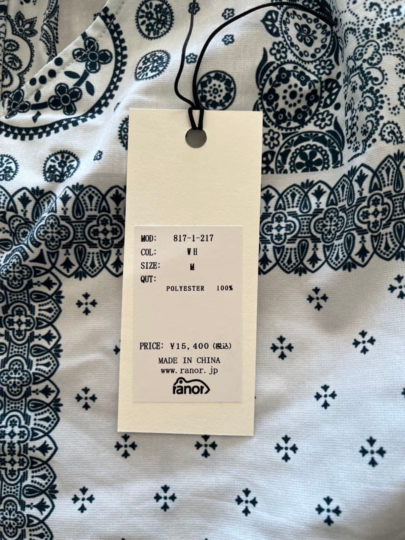 ラナー ranor ランニングパンツ BANDANA MIDDLE SHORTS