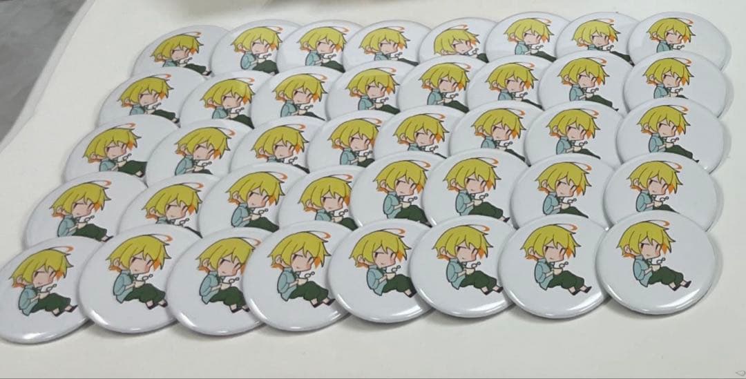 限界 んそめ みにそめさん缶バッジ56mm 40個セット
