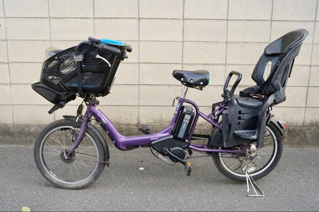 電動自転車 ヤマハ 20インチ 子供乗せ アシスト 中古 9110802