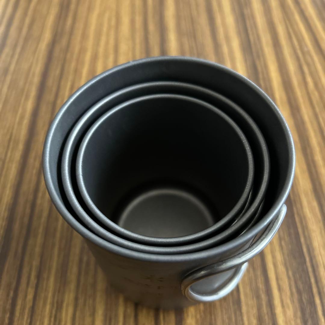 スノーピーク チタンシングルマグ 3個セット