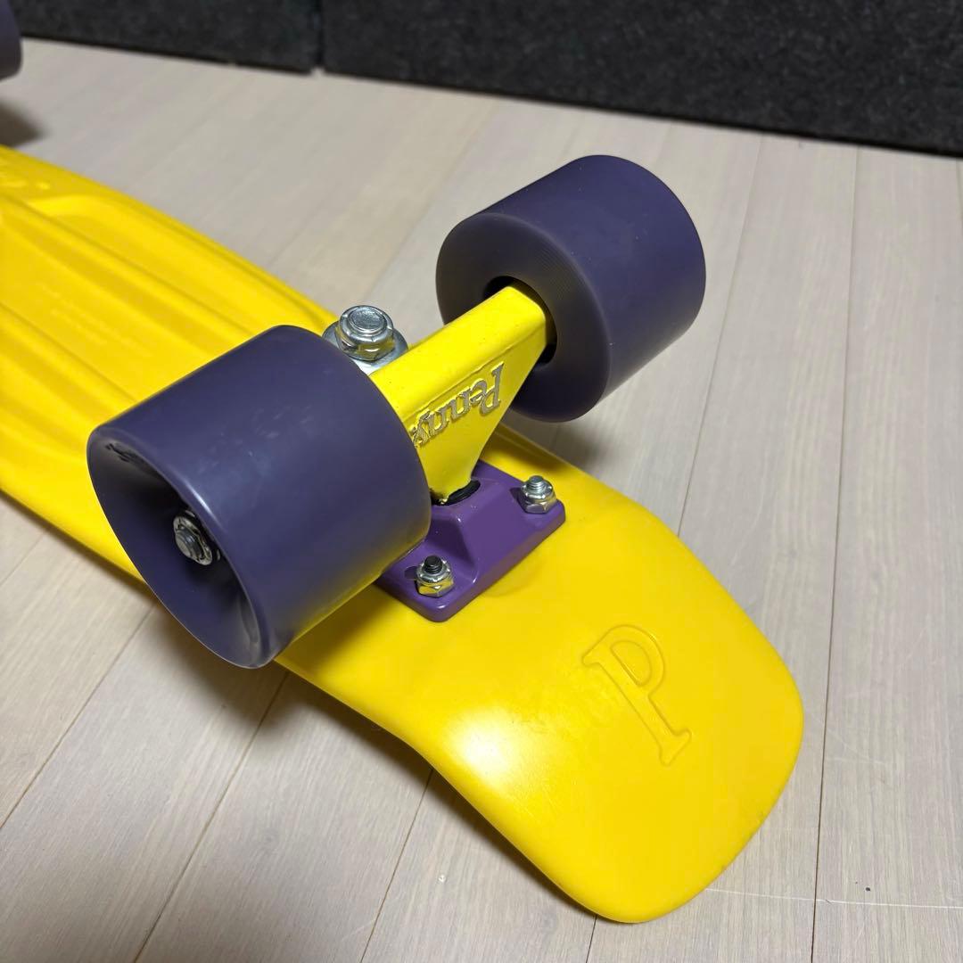 Penny ペニースケートボード　イエロー　パープル　ミニクルーザー　22インチ