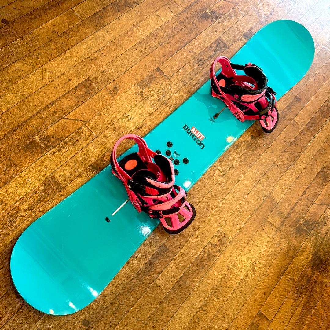 送込！Burton ALIFE 162 バートン スノーボード 3点セット