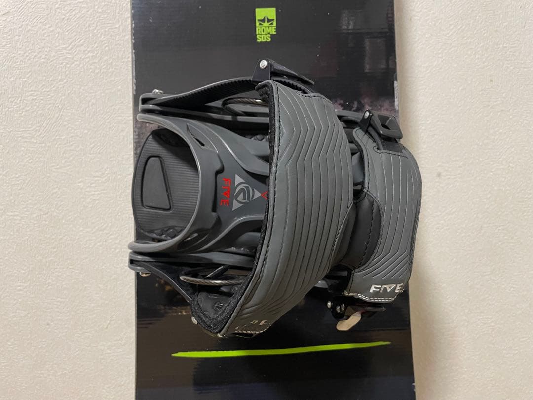 中古◇ROME 155 スノーボード◇FLOW ビンディング M セット