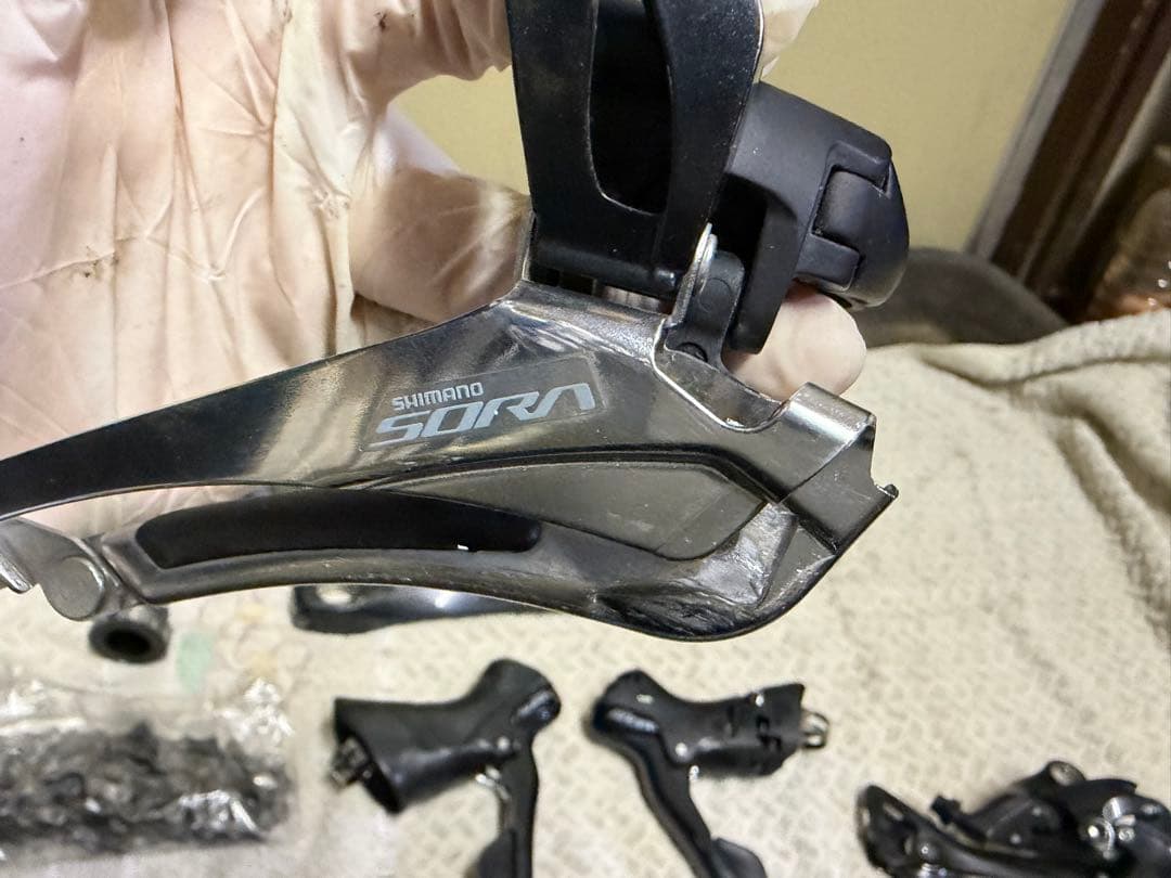 SHIMANO SORA R3000系コンポセット ディスクブレーキ用 2×9速