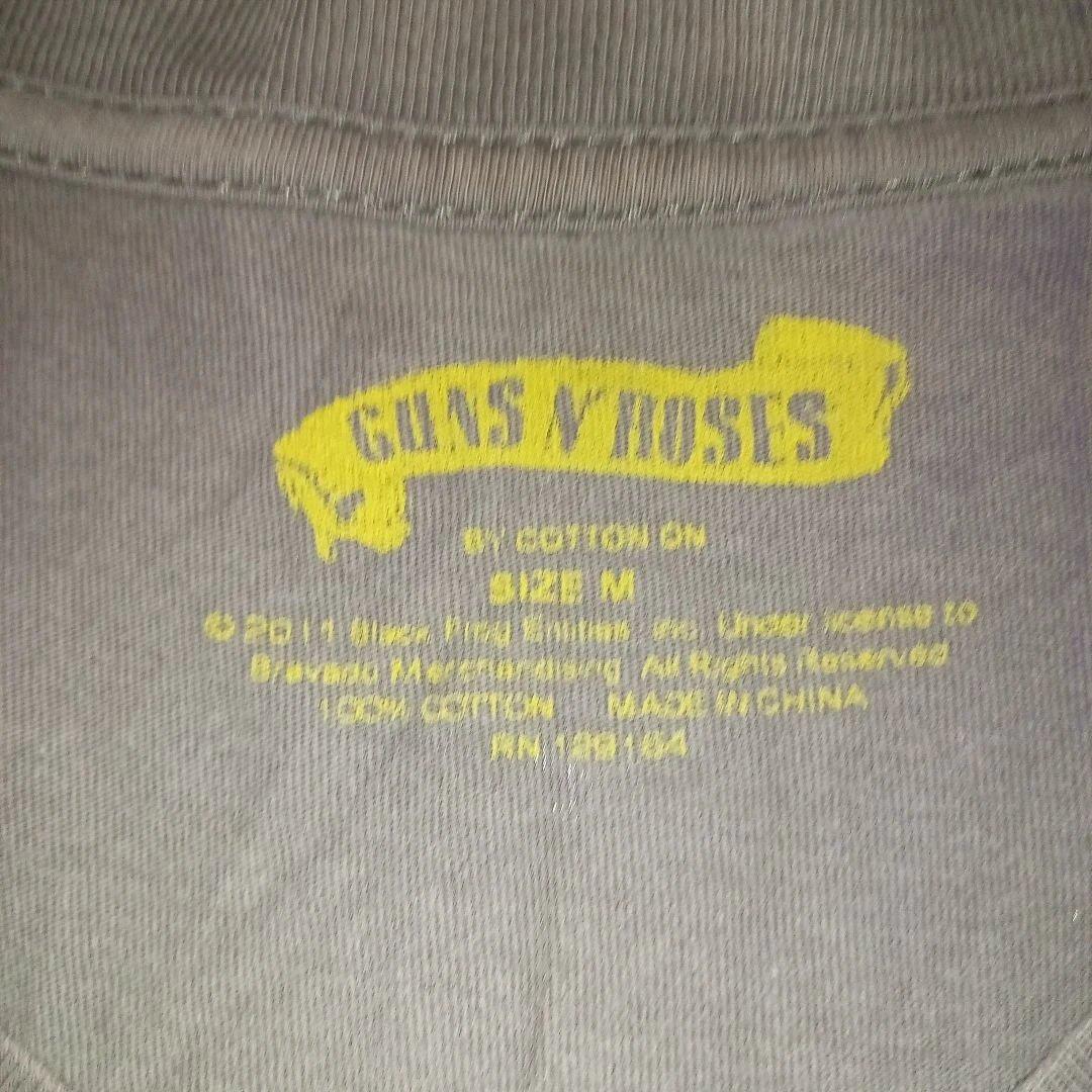 GUNS N' ROSES Tシャツ 2011 チャコールグレー