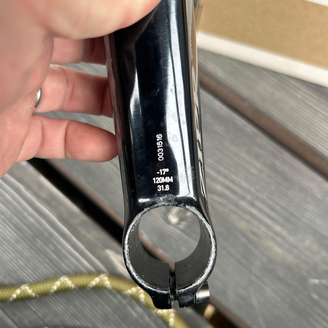 Zipp ステム 120mm -17° 31.8mm