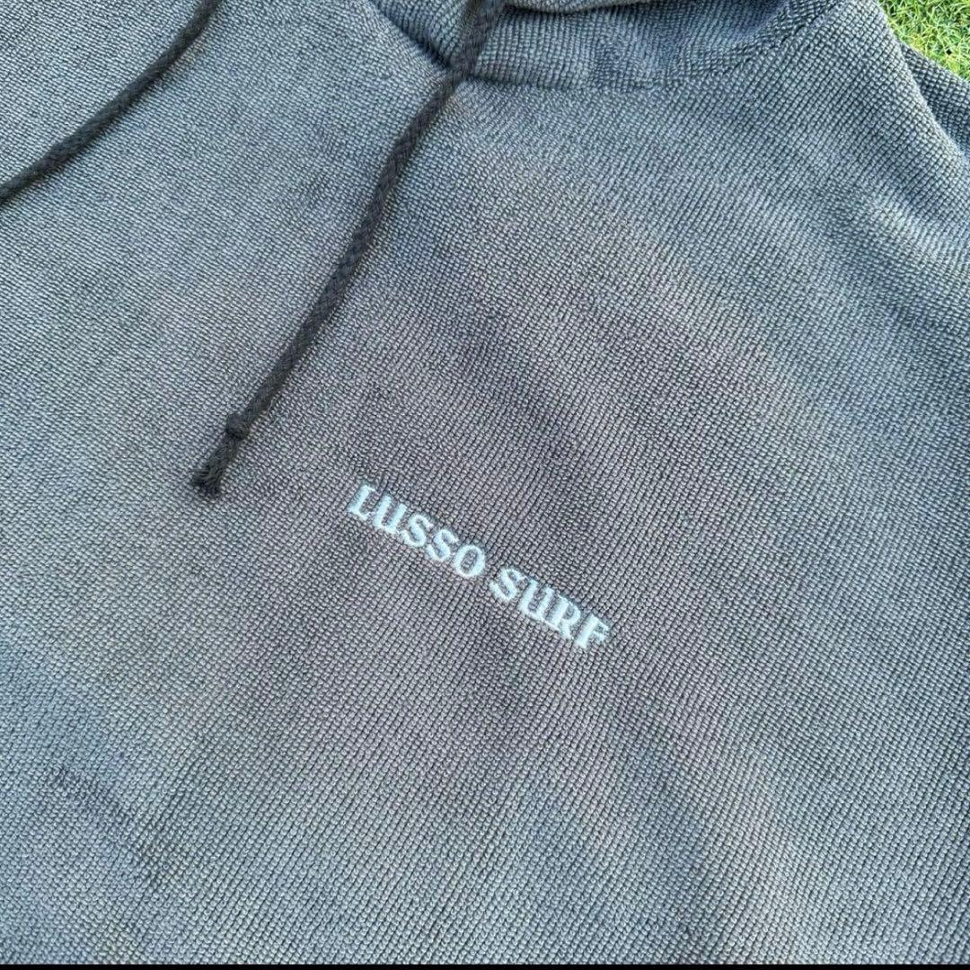お着替えに便利☆LUSSO　SURF　ポンチョ　グレー　ロンハーマン