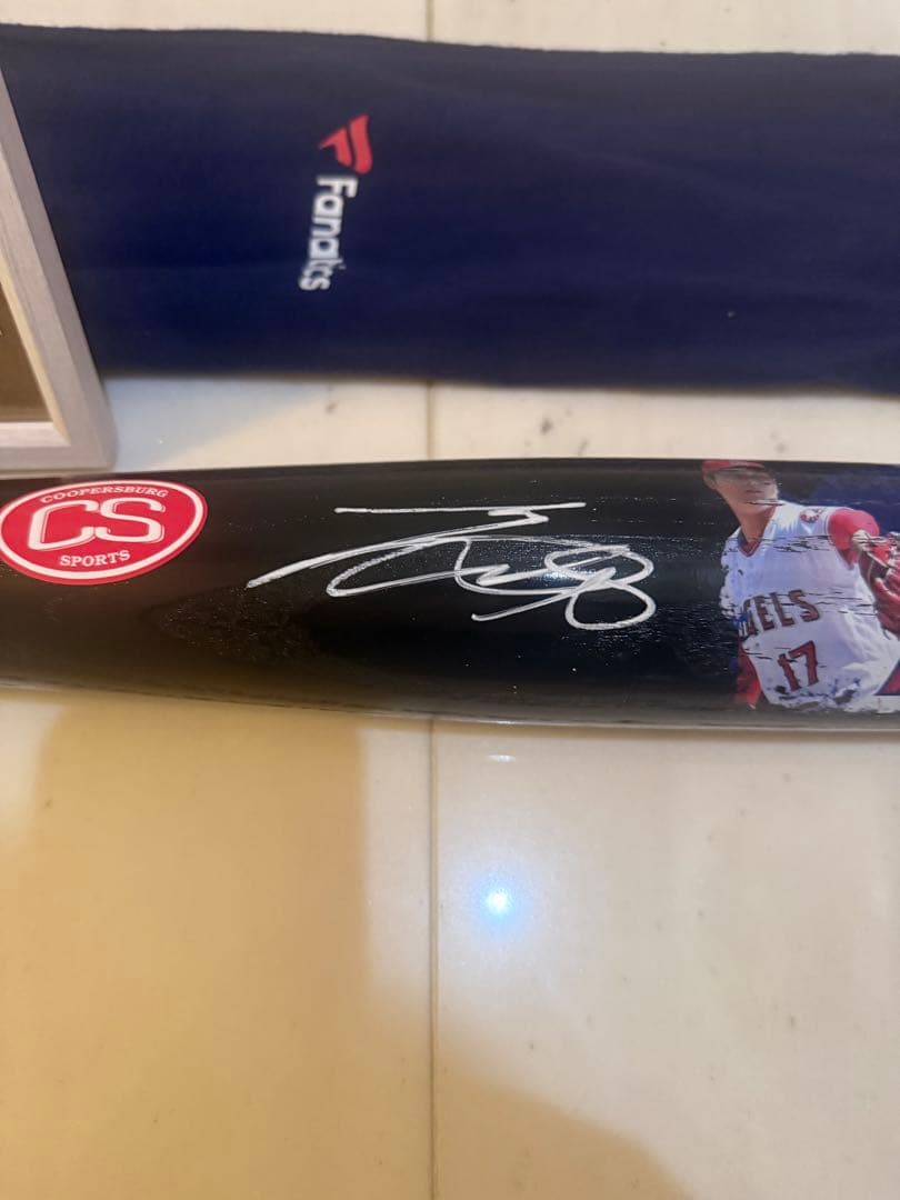 【貴重レア】大谷翔平直筆サインバット MLB&fanatics認証
