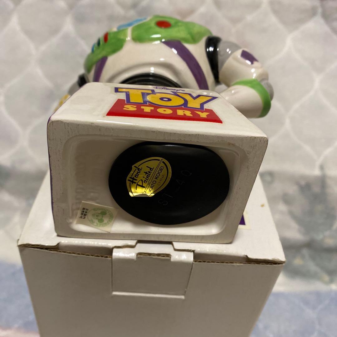 【激レア】ディズニー　トイストーリー　ウッディ バズライトイヤー　陶器　貯金箱