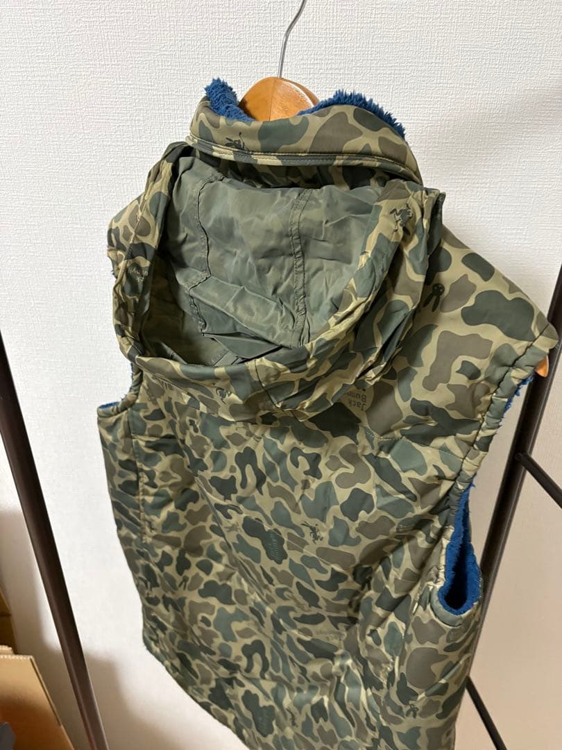 JACK BUNNY!! 迷彩柄ベスト《リバーシブル》
