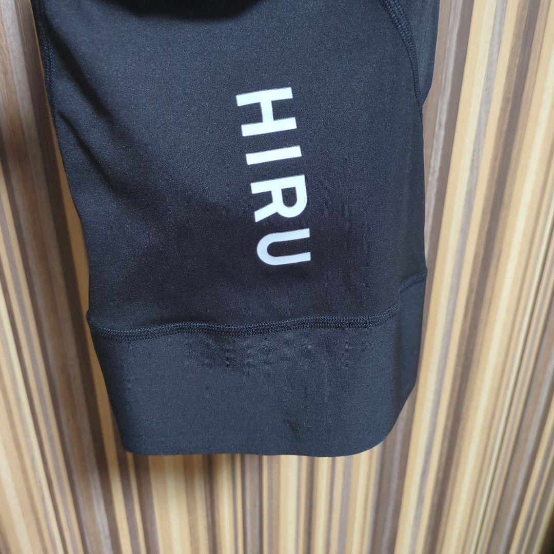 HIRU ウィメンズブラック ビブパンツ