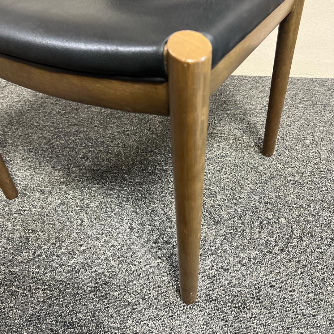 日進木工 Norfore ダイニングチェア オーク 本革 木製 椅子 北欧
