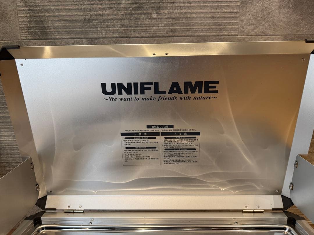 【美品】UNIFLAME US-1900 ツーバーナーコンロ 専用ケース付き