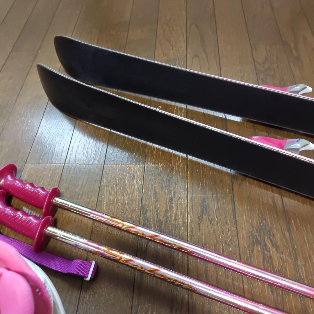 【送料込み】ジュニアスキーフルセット118m　21/22cm